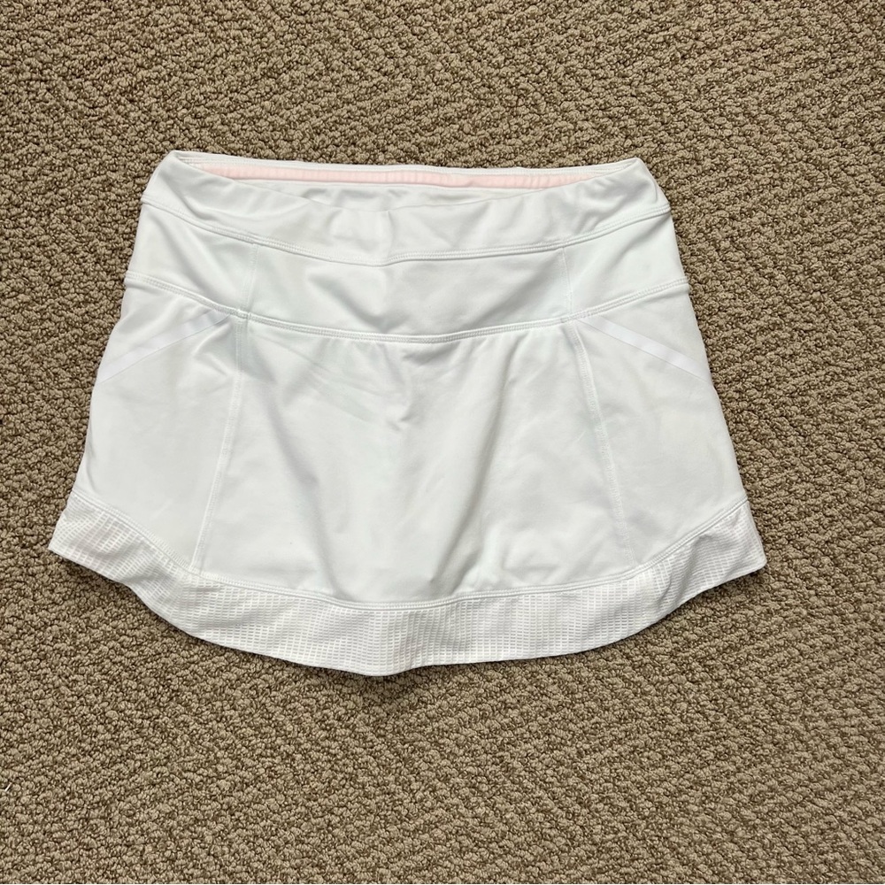 Athleta white skort